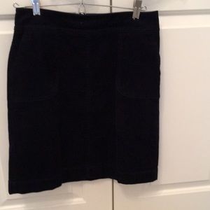 Talbots Navy Corduroy skirt